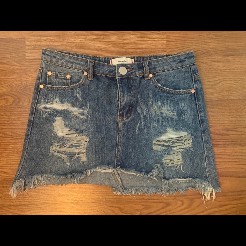Boutique Denim Skirt